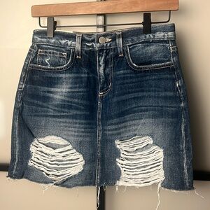 NEW L’AGENCE Jolene Denim Mini Skirt Size 24